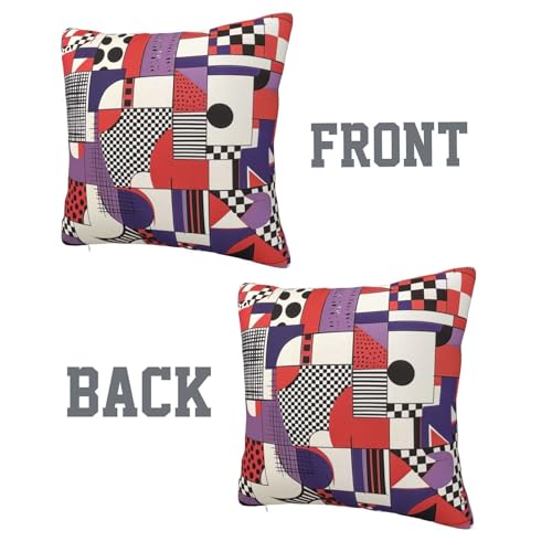 Taie oreiller carré 60x60 lot 2 housse coussin canape rénovation - 4
