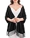 FURTALK Damen Großer Halstuch Warmes Feinstrick Winter Schal