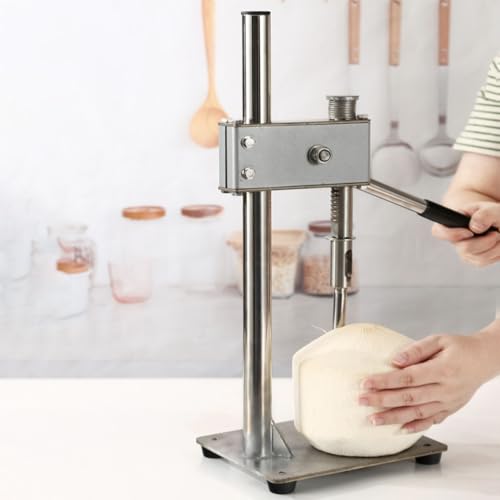 Abridor de coco vertical ajustable para tiendas de fruta y restaurantes 3