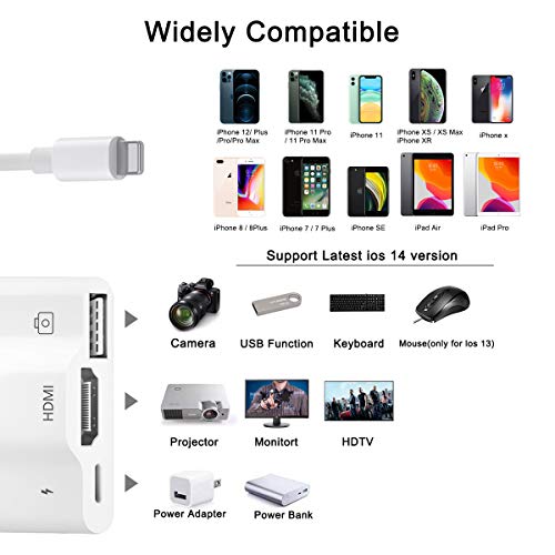 Adattatore HDMI per illuminazione del telefono