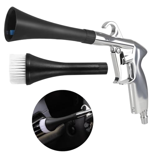 Homshsjhkis Pistola Aire Comprimido, Pistola Limpieza Coches Profunda Interior y Exterior, Pistola de Aire para Accesorios compresor, Aire Comprimido Limpieza para Limpiar Coches, Suelos y Techos