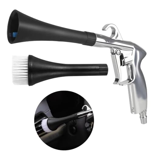 Homshsjhkis Pistola Aire Comprimido, Pistola Limpieza Coches Profunda Interior y Exterior, Pistola de Aire para Accesorios compresor, Aire Comprimido Limpieza para Limpiar Coches, Suelos y Techos