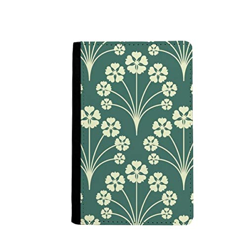 Porte-passeport étoile verte et blanche - Étui de protection voyage chic