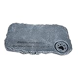 TOGEVAL Gedenkstein Für Haustiere Individuelle Erinnerung Für Garten Langlebig Und Bruchfest Aus Hochwertigem Harz Für Hund Und Katze Trauerdekoration Für Haustiergrabstätten