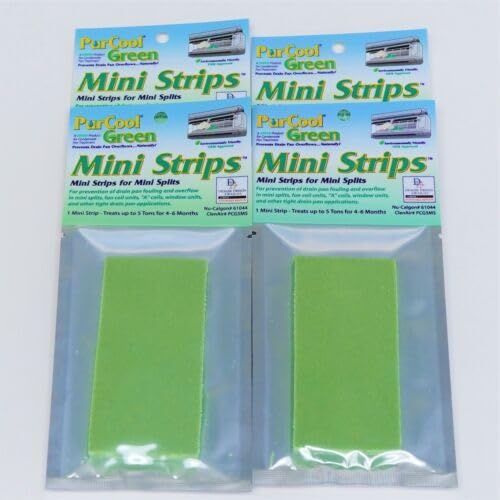 Reemplazo compatible con Nu Calgon 61044, 4 unidades, bandeja de drenaje para mini split Purcool Green