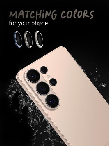 Image of Lensarmor Compatible with S26 / 26 Plus Pink Gold Camera Lens Protector (2 Pack) - Premium 9H Tempered Glass, Military-Grade Protection, Ultra-Clear Transparency & Case-Friendly Design