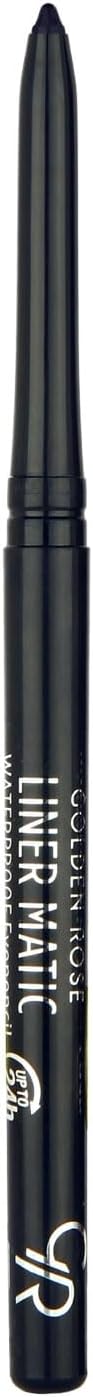 GOLDEN ROSE Liner Matic Waterproof Eyepencil - Suya Dayanıklı Göz Kalemi No:201 Black
