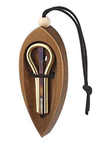 Altay Jew's Harp For Beginners: P.potkin's Komus +"Dark Leaf" Wooden Case #TOP4