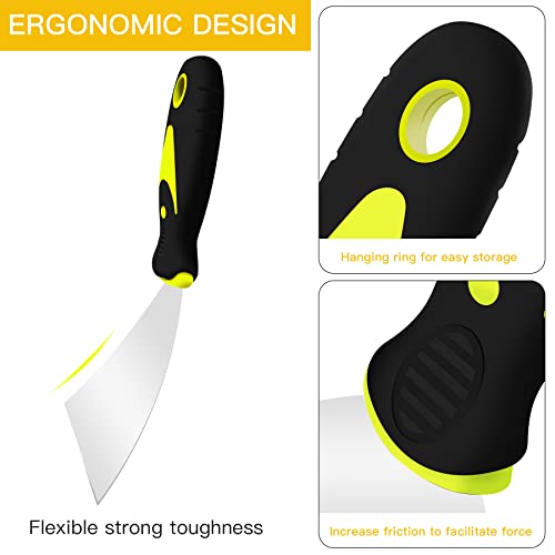 Putty Knife Scrapers, 1.5 Inch Spackle Knife, Metal Scraper Tool For Drywall Finishing, Plaster Scraping, Decals, And Wallpaper #TOP5