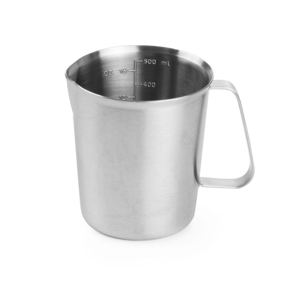 HENDI Miarka stalowa z podziałką - 0,5l