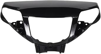 Motorcycle Fairing for Yamaha JOG ZR 3KJ, Black ABS Plastic LED Headlight Cover, Front Motorcycle Accessory