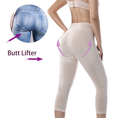 +MD Womens Shapewear Legging High Waist Thigh Slimmer Tummy Control Panties Body Shaper Butt Lift4