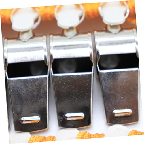 12 silbatos de acero metal para actividades deportivas miniatura 5