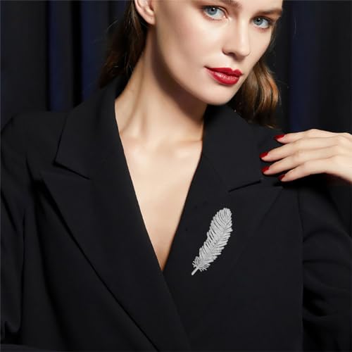 Image of Rhinestone Brooch for Women 18k Gold Plated Brooch Pin Fashion Brooch Lapel Pin Dress Accessories Safety Pin Jewelry Thanksgiving Day Birthday Wedding Gifts for Mom Wife