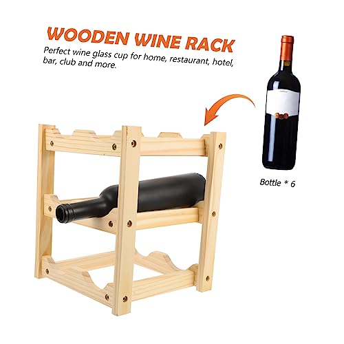 Estante moderno para botellas de vino para mueble miniatura 5