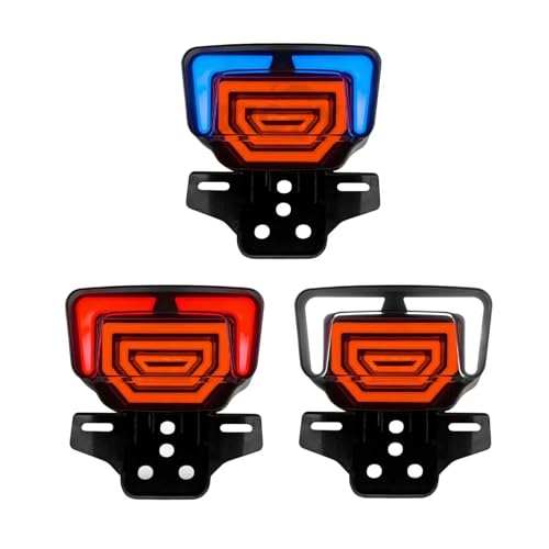 Luz trasera de motocicleta Tmx125 con luz intermitente integrada de repuesto 2