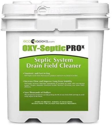 - ecoGeeks OXY-Septic PRO Drain Field De-Clogger, Cleaner, Maintainer