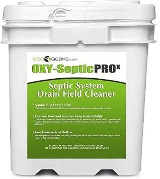 ecoGeeks OXY-Septic PRO Drain Field De-Clogger, Cleaner, Maintainer