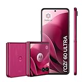 Motorola razr 60 Ultra Flip-Phone (6.96 Inch POLED Display/Robust 4.0 Inch Outdoor Display with Gorilla Glass Ceramic, Durable, Waterproof, 50 MP Moto AI Camera, 16/512 GB) Pantone Cabaret