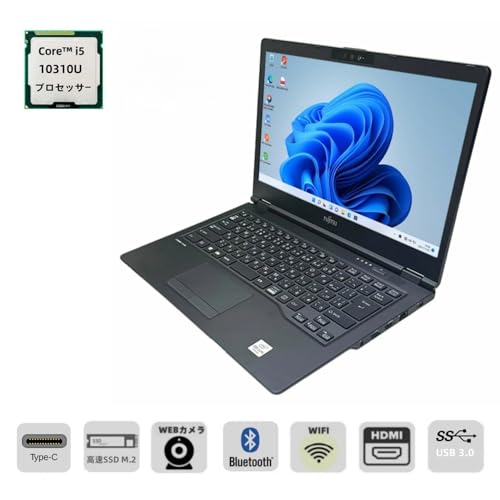 undefined 【整備済み品】富士通 ノートパソコン FUJITSU LIFEBOOK U7410 第10世代 Core i5-10310U 軽薄 ノートPC/Windows11&MS Office 2019搭載 Webカメラ内蔵 14インチ パソコン (メモリ:16GB/SSD:1TB) の商品画像 1