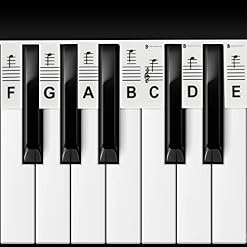 Guide de notes de piano amovible en silicone – Étiquettes réutilisables à 88 touches pour clavier de piano, pas besoin d'autocollants – Image 6