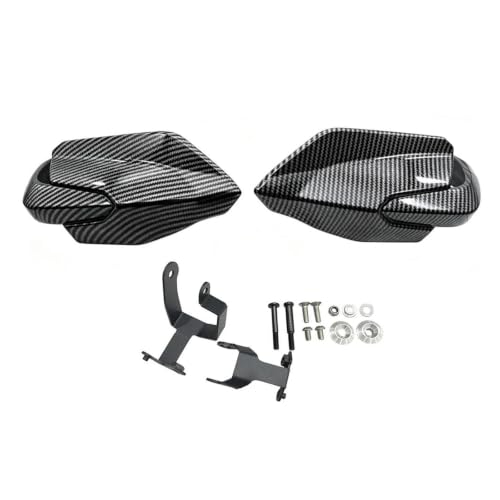 Pare-brise pour Tiger 660 avec protège-mains carbone moto et bouclier guidon
