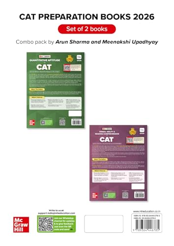 Image of Arun Sharma CAT Bundle /Set of 2 books - Quantitative Aptitude(Quant) + Verbal Ability and Reading Comprehension(VARC) for CAT 2026-27 Exam | Edition Combo for Preparation 2026-27