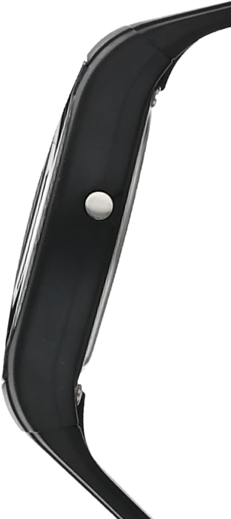 Te taha view of Casio AW-90H-2BVDF Wristwatch showing a button