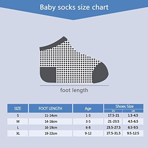 Hbselect 10 12 Paires De Chaussettes Bebes De Non Derapage D Enfant En Bas Age De Coton Mignon Chaussettes Anti Derapantes Petits Picots En Bas Pour Les Bebes Fille Amazon Fr Vetements