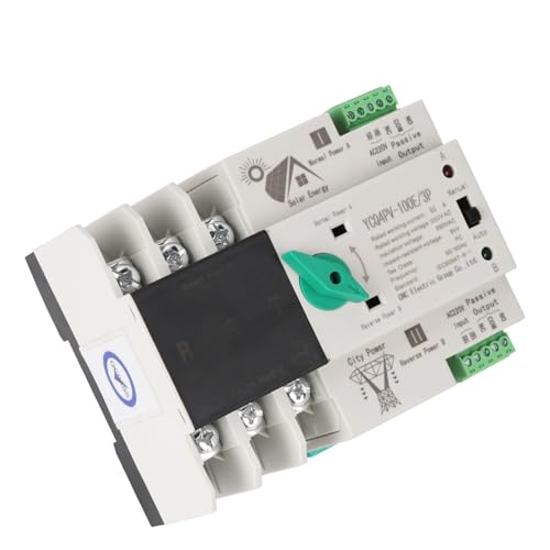 Commutateur ATS dual power anti coupure d'électricité pour maison autonome - 6