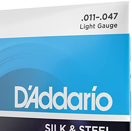 D'Addario Struny do gitary akustycznej Silk & Steel - EJ35-12 strun - lekkie, 11-47