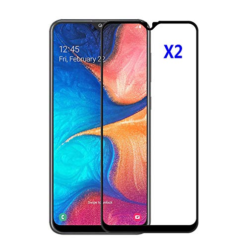 Kepuch 2 Paquetes Vidrio Templado Protector de Pantalla para Samsung Galaxy A20/A30