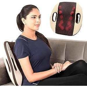 Acupression Blue Idea Back Massager Cushion Multifunction 360° Up and Down 12 Rubbing Balls Full Body Pain Relief Massager For Neck, Back, Calf, Shoulder, Palm, Lower Leg, Thigh Relaxation massager