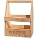 Produktbild Spruchreif PREMIUM QUALITÄT 100% EMOTIONAL · Flaschenträger Holz Bier 6er Träger · Bierträger mit beidseitiger Gravur · Männerhandtasche · Träger Bierflaschen · Geschenke für Männer · Geschenk Mann