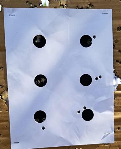 Smarsticker 1 Inch Round Blank Black Shooting Target Pasters Marksmanship 1,000 Permanent Color Coding Circle Dot Labels Adhesive Target Dots #TOP7