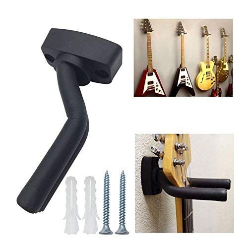 Guitar Wall Hanger Stands Ukulele Wall Mount 2 Pack Violin Hook Keep Holder Display Rack Bracket For Most Guitar Bass Accessories Easy To Install #TOP6