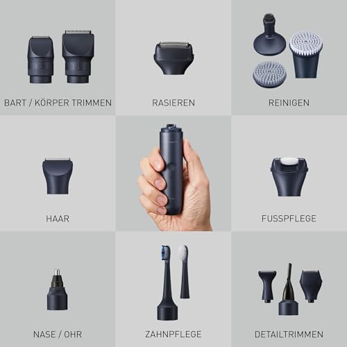 Panasonic MULTISHAPE modulares Körperpflege-System ER-CTW1, Bart- und Haartrimmer für Männer, Schwarz – Ansicht 8