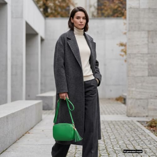 TAKEASY Small Italian Leather Crossbody
