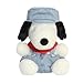Aurora® Adorable Peanuts® Palm Pals™ Train Engineer Snoopy™ Stuffed Animal - Officially Licensed Toys for All Snoopy Fans - Nostalgic Gift for Adults and Birthday Celebrations - Blue 6 Inches