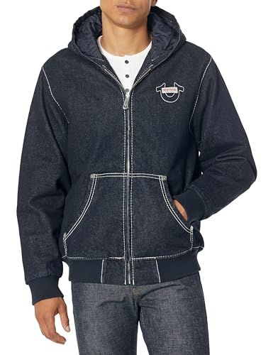 Veste en jean haut de gamme True Religion Big T avec finitions premium