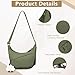 Aucuu Crossbody Bolso de Pana Imagen de Aucuu Crossbody Bolso de Pana