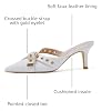 Tacones Kitten Mostrin para Mujer, Punta Cerrada, Estilo Vintage, Tacón Stiletto, Zapatos Elegantes para Oficina, Trabajo y Fiesta 5