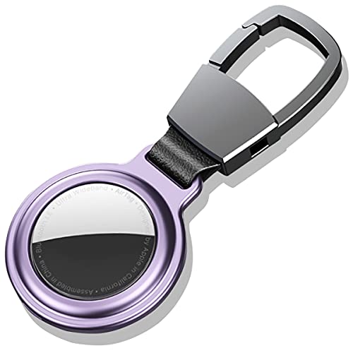 [Libra] AirTag�P�[�X AirTag ��p �z���_�[ �ی� �J�o�[ �P�[�X 2�^�C�v (06 �A���~ (�p�[�v��))