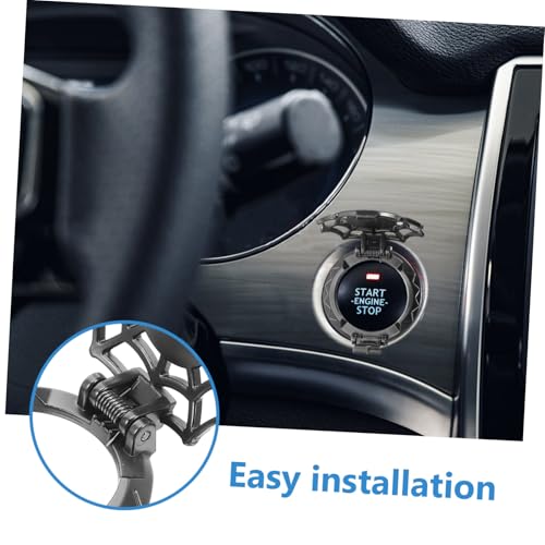 Cubierta de botón de arranque y accesorios interiores para coche Amosfun 3