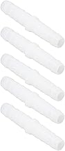 10 Stücke Kunststoff Schlauchtülle Fitting, Widerhaken Splicer Mender Joint Adapter Kunststoff Schlauchtülle Fitting Gerade Gleich Widerhaken Splicer Mender Joint Union Adapter (6-6mm gerade durch)