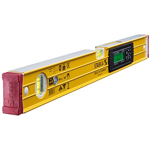 Image of Stabila 36520 24-Inch Electronic Magnetic Dust and Waterproof IP65 TECH Level with Case, Cat. Number 36520
