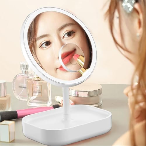 Espejo de Maquillaje Portable con Luz ICEMOB 8.4 pulg