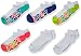 Fruit of the Loom Girls' Little 6-Pair Everyday Active No Show Socks, White, Shoe Size: 10.5-4