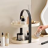 Estante de exhibición de cosméticos, organizador de perfume de...