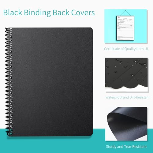 Image of Binditek 20 Mil Binding Covers, 8.5x11 Inches, Semi-Transparent, 50 Pack